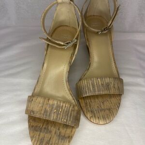 Johnston & Murphy Deena Multi Bleached Cork Sandals Women's 8